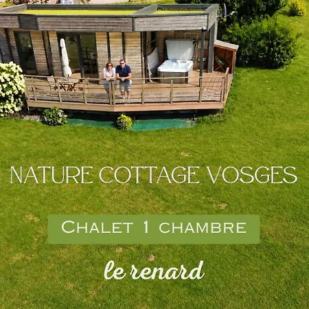 Nature Vosges بيت خشبي Anould